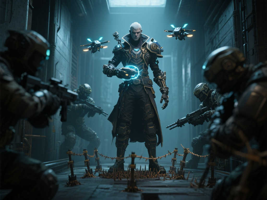 俯视射击力作《子弹黑影》最新视频揭秘四大角色独特战斗风格